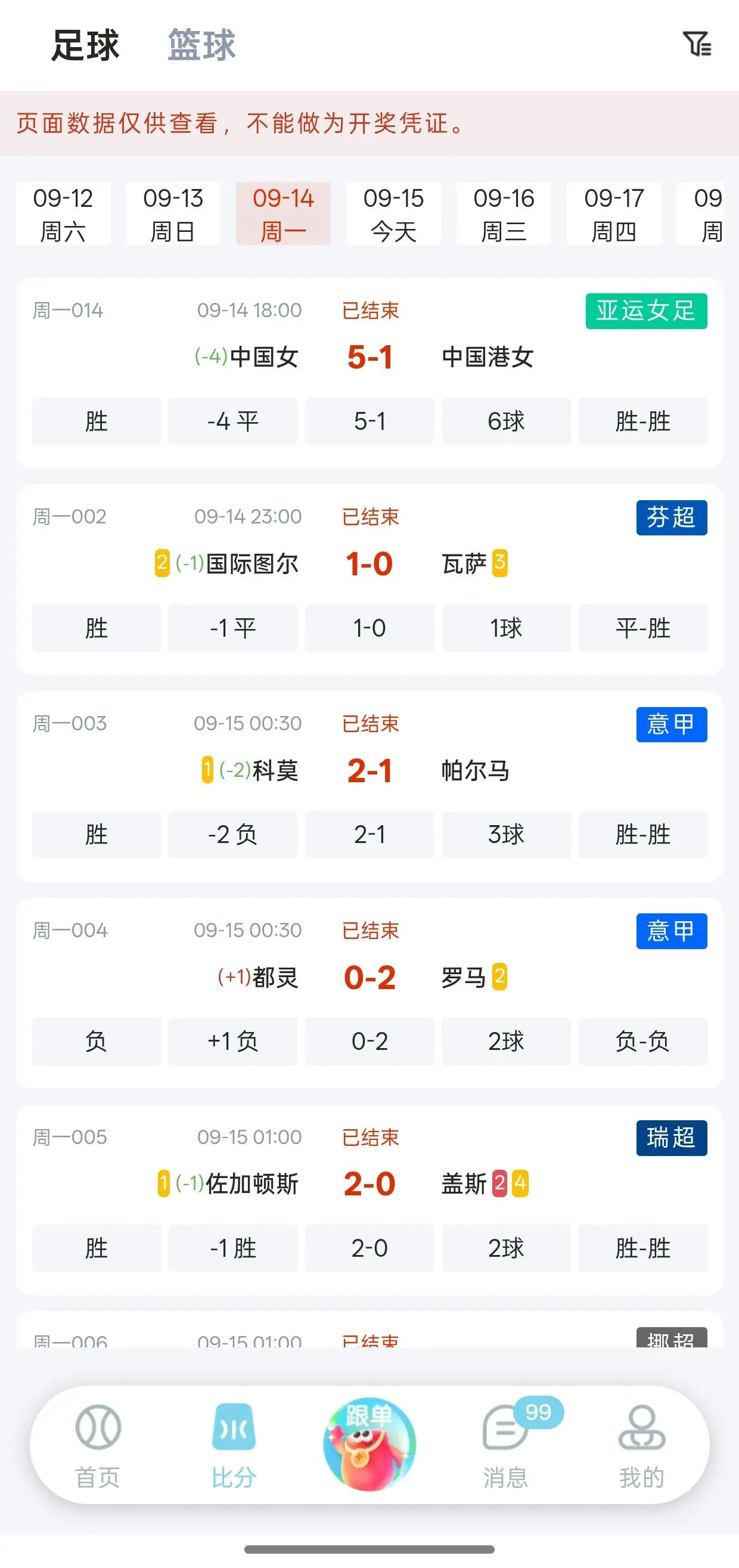 足球篮球实时比分